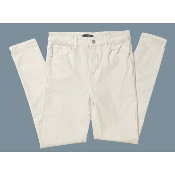 Lior Paris Denim - Lior‎ Paris Womens White Jackie Skinny Jeans Size 8 Classic Preppy Comfort